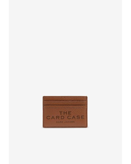 Marc Jacobs White Grained Leather Cardholder