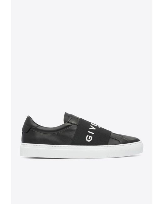 Givenchy White Urban Street Leather Slip-On Sneakers for men