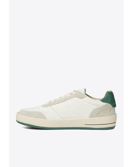 Philippe Model White Nice Low-Top Sneakers for men