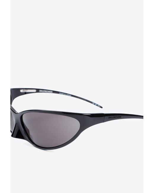 Balenciaga White 4G Cat Sunglasses