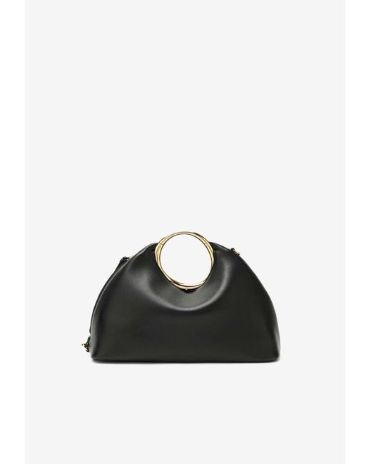 Jacquemus Black Medium Le Calino Nappa Leather Top Handle Bag