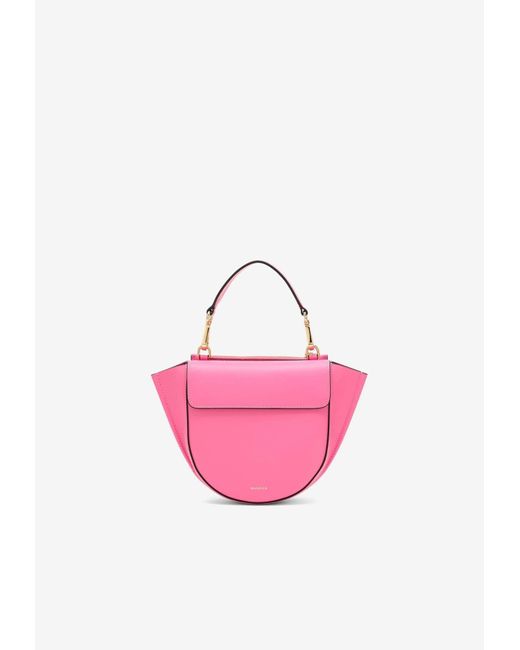 Wandler Pink Small Hortensia Shoulder Bag