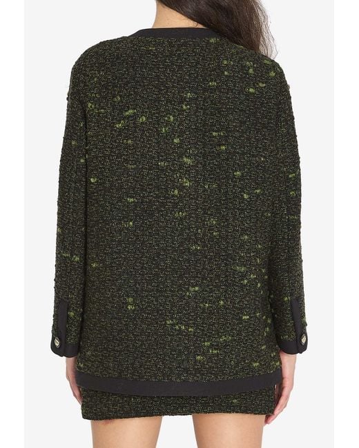 Gucci Black Bouclé Wool Jacket