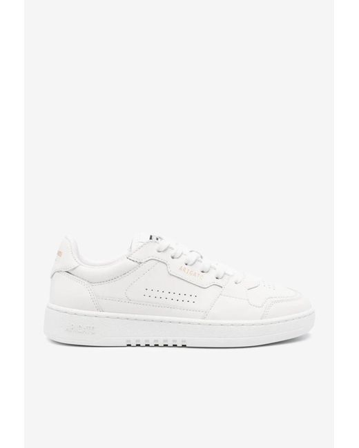 Axel Arigato White Dice Lo Leather Sneakers