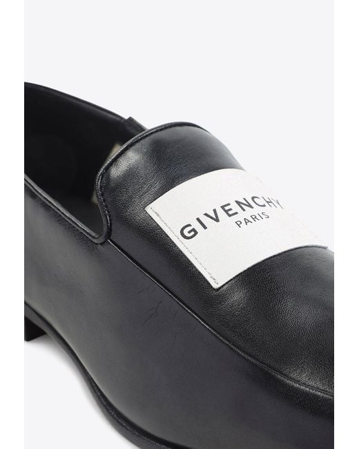 Givenchy Black Label Leather Loafers