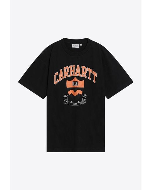 Carhartt Black Lazy Duck Academy T-Shirt for men