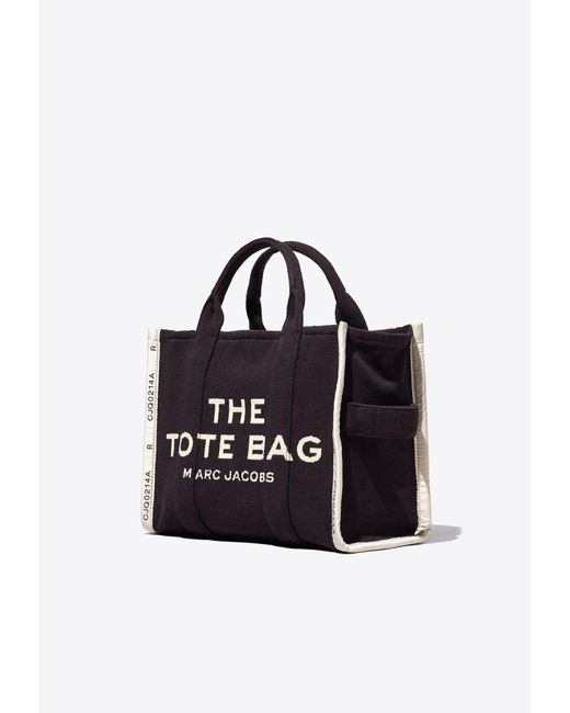 Marc Jacobs Blue The Medium Logo-Jacquard Tote Bag