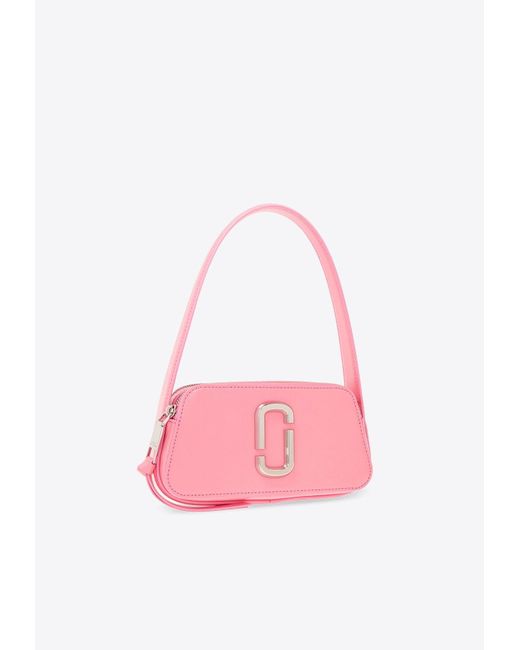 Marc Jacobs Pink The Slingshot Leather Top Handle Bag