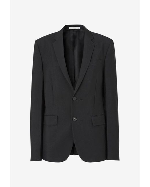Fendi Black Single-Breasted Blazer