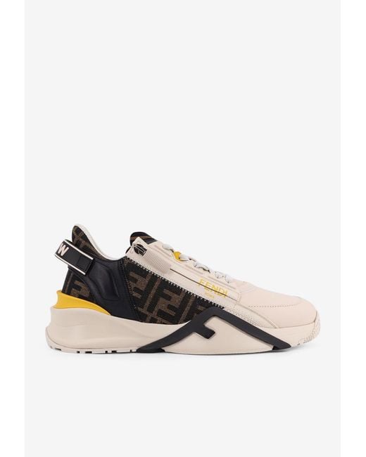 Fendi Multicolor Flow Slip-On Sneakers for men