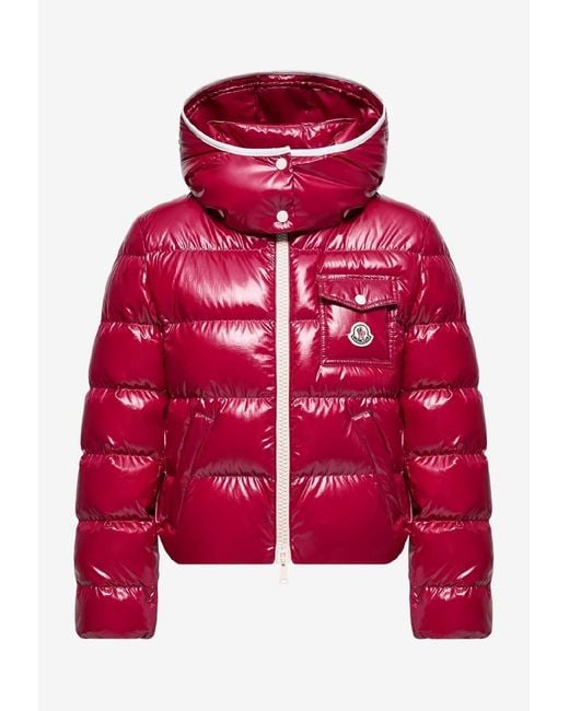 Moncler Red Andro Down Jacket
