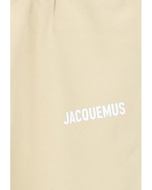 Jacquemus Natural Logo Print Track Pants for men