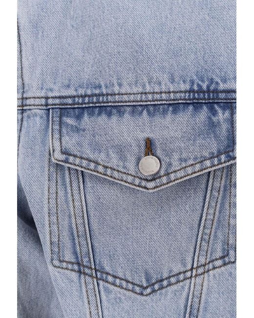 Entire studios Blue Buttoned Denim Jacket