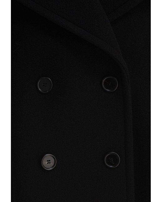 Chloé Black Oversized Short Wool Coat