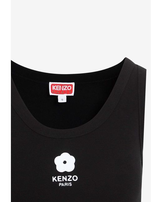 KENZO Black Boke 2.0 Embroidered Tank Top
