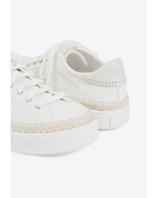 Chloé White Telma Sneaker