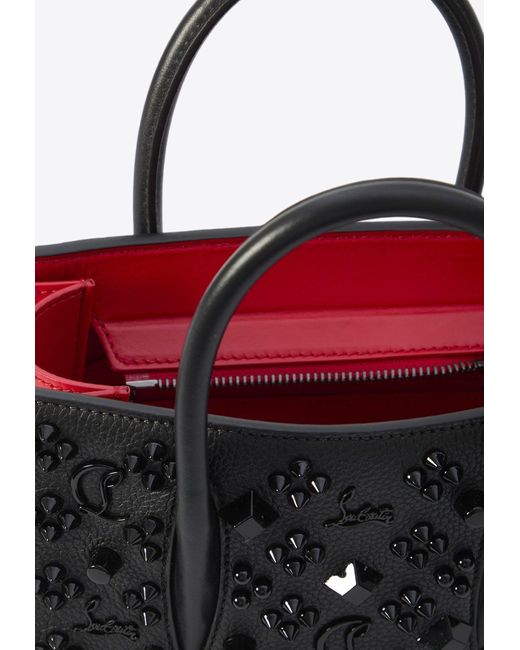Christian Louboutin Black Mini Paloma Top Handle Bag