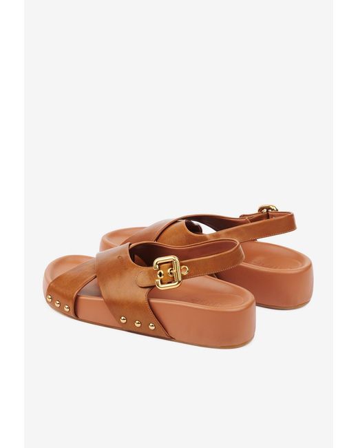 Chloé Brown Mae Sandal
