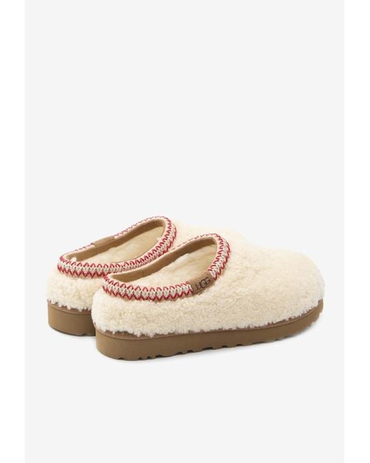 Ugg Natural Tasman Maxi Curly Slippers