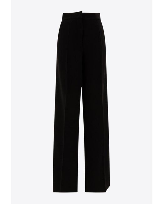 Max Mara Black Leccio Tailored Pants