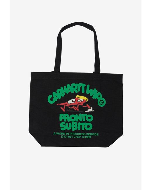 Carhartt Black Pronto Canvas Tote Bag for men