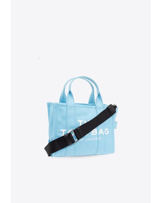 Marc Jacobs Blue The Small Logo Tote Bag