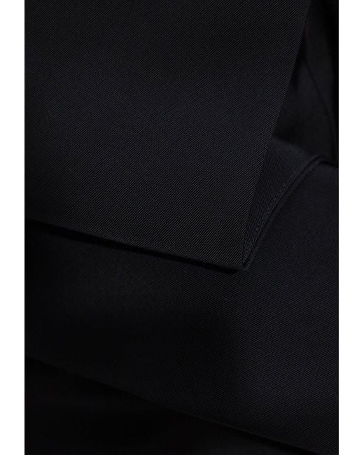 Givenchy Black Draped Mini Skirt