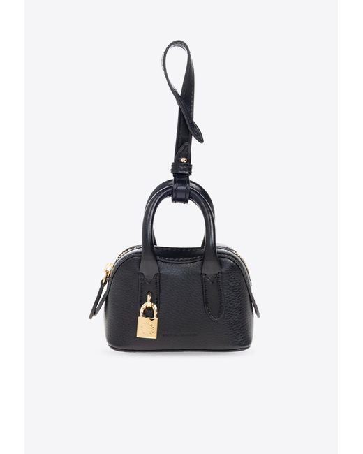 Stella McCartney Black Ryder Airpods Case Keyring