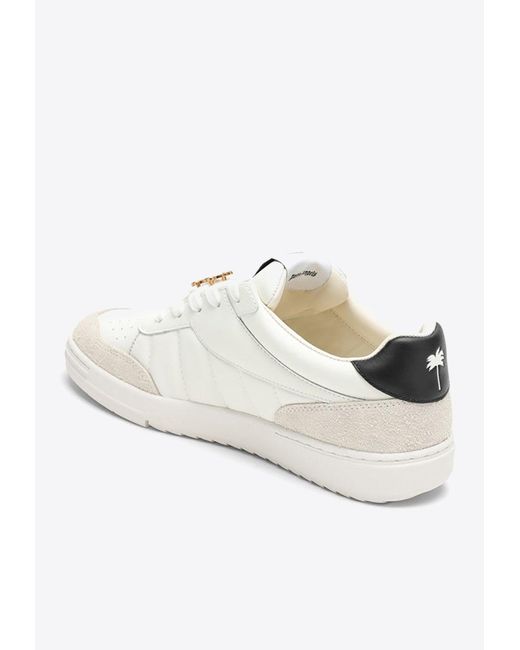 Palm Angels White Palm Beach Low-Top Sneakers for men