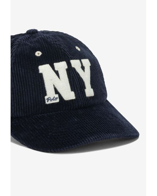 Polo Ralph Lauren Blue Ny Baseball Cap for men
