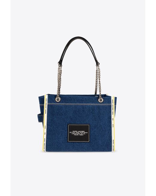 Marc Jacobs Blue Medium Denim Tote Bag