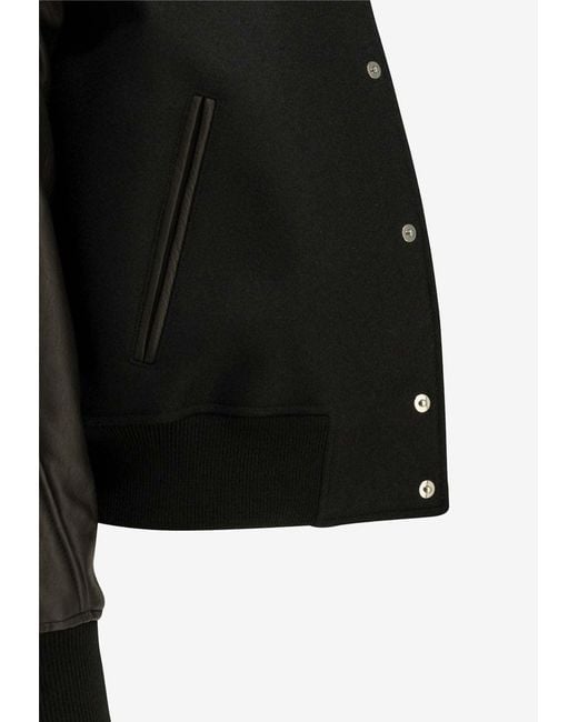Givenchy Black Logo Bomber Jacket for men