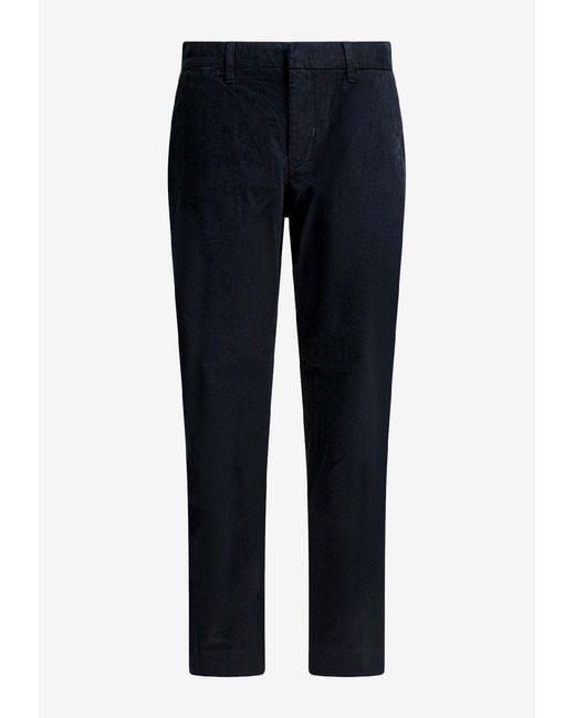 Vince Blue Owen Straight-Leg Pants for men