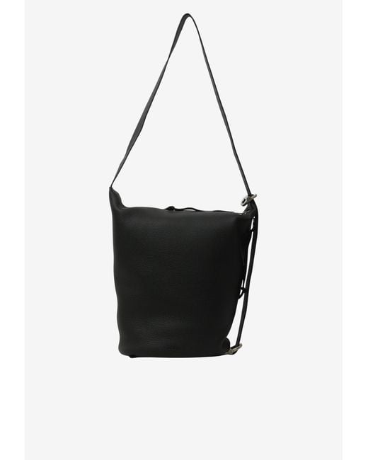 Loewe Black Medium Loop Bucket Bag for men