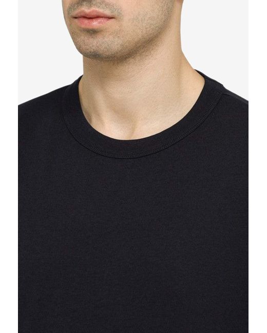 Dries Van Noten Black Hein Short-Sleeved T-Shirt for men