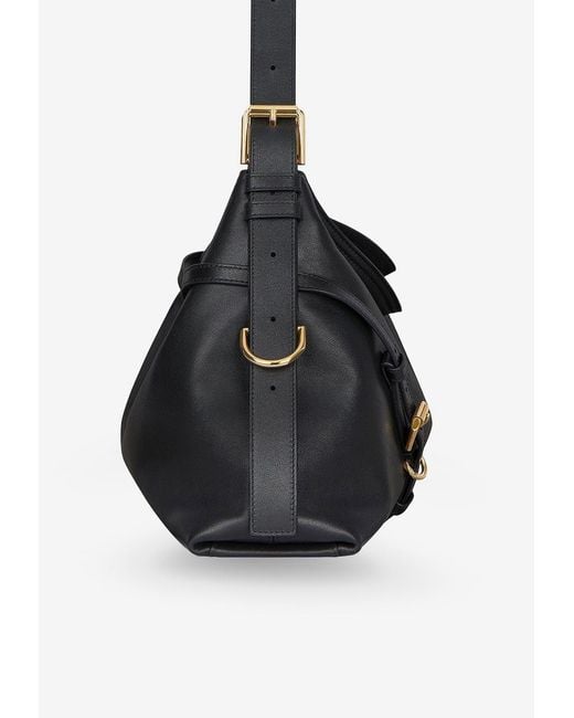 Givenchy Black Medium Voyou Bag Shiny Leather