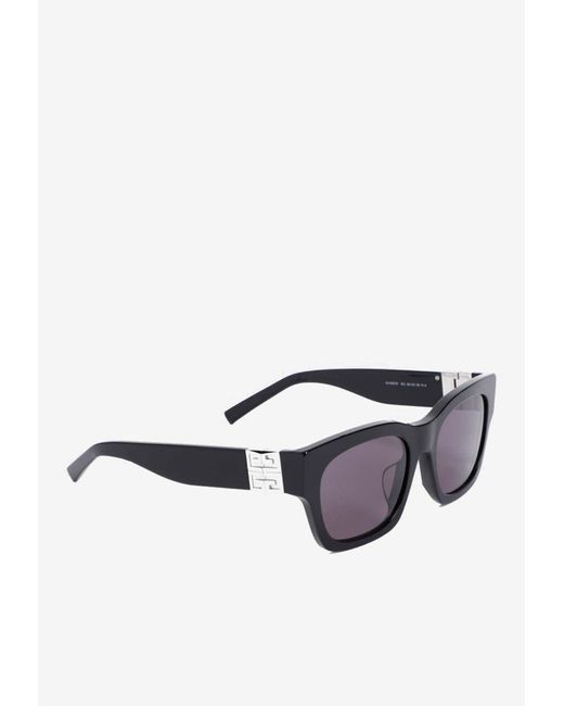 Givenchy Gray 4G Square Sunglasses