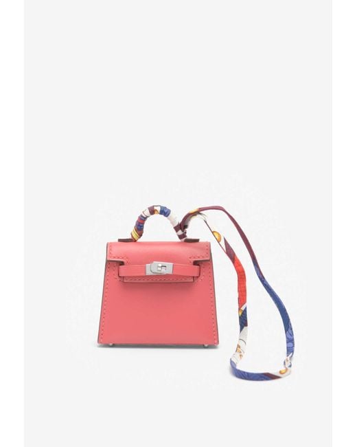 Hermès Red Kelly Twilly Bag Charm