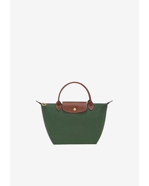 Longchamp Green Small Le Pliage Original Tote Bag