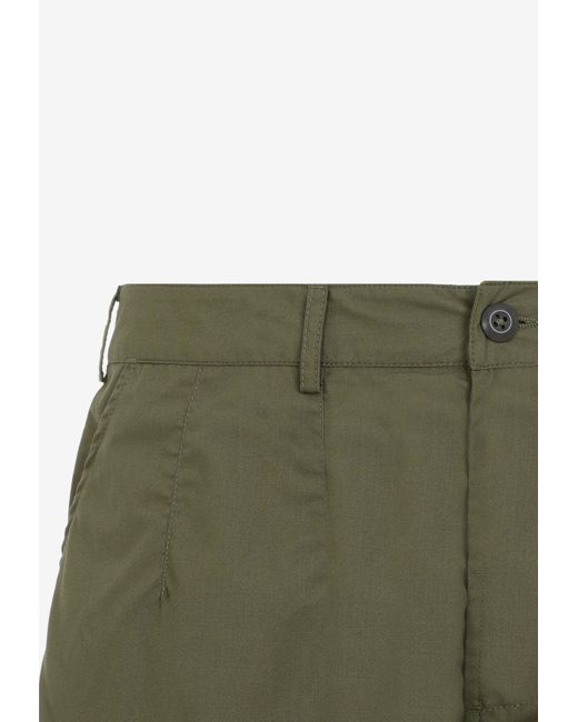 Universal Works Green Straight-Leg Cargo Pants for men