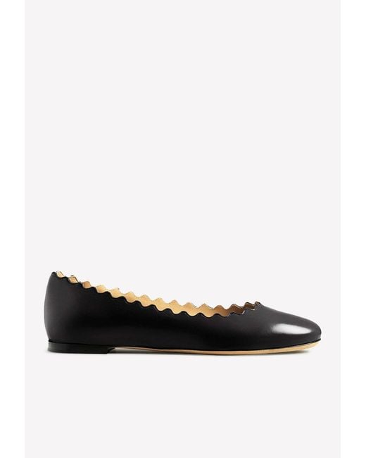 Chloé Black Lauren Ballerina