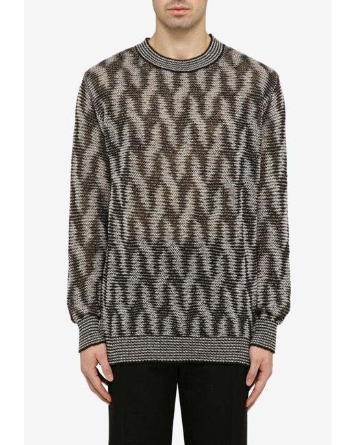 Dries Van Noten Gray Misty Sweater for men