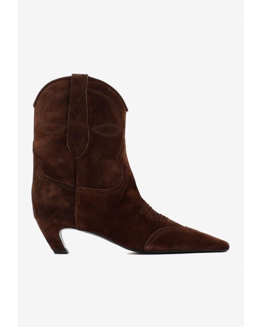 khaite dallas ankle boot