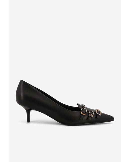 Pinko Black Gloria 50 Leather Pumps