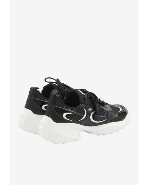 Roger Vivier Black Viv' On The Run Sneakers