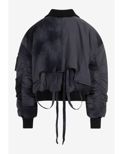 032c Turbulence Drop Zone Bomber Jacket in Black for Men | Lyst 032c Turbulence Drop Zone Bomber Jacket in Black for Men | Lyst