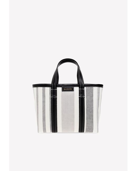 balenciaga striped tote