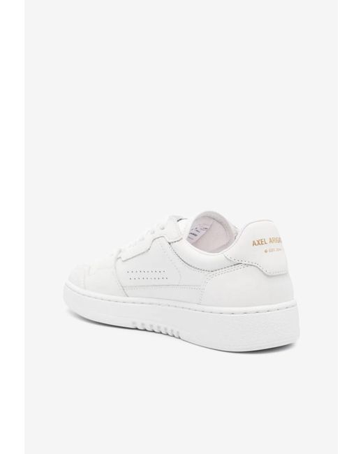 Axel Arigato White Dice Lo Leather Sneakers