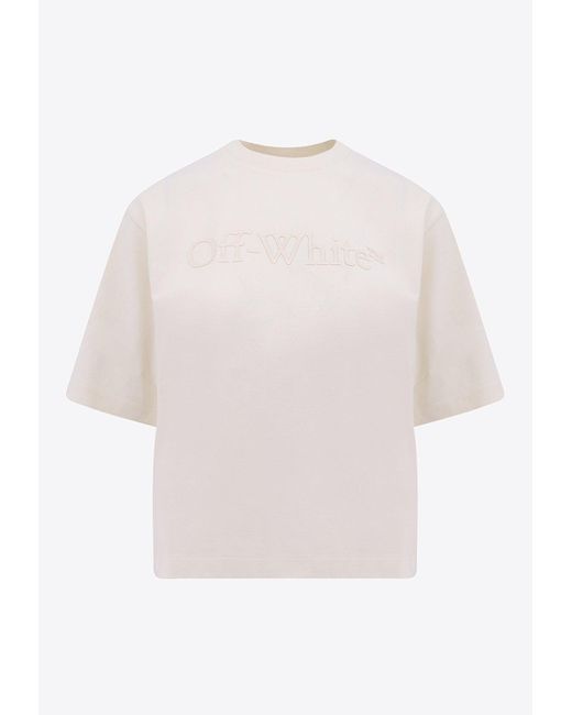Off-White c/o Virgil Abloh White Logo Patch Basic T-Shirt