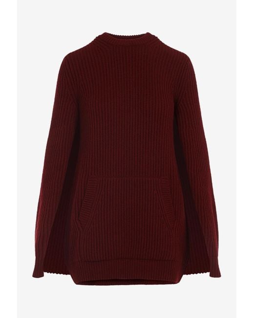 Max Mara Red Astoria Knit Mini Dress
